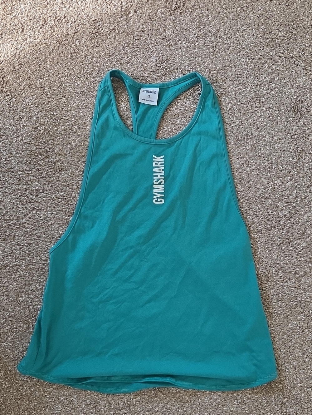 Gymshark Teal Racerback Training Tank